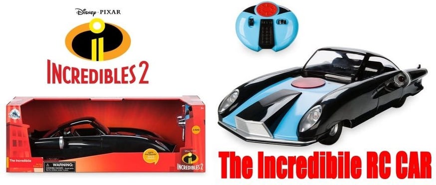 インクレディブルス　Mr.インクレディブル　ミニカー Mr.インクレディブルの愛車 「インクレディビール」のラジコンカーが再