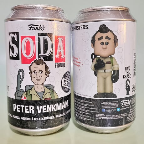 ファンコ ビニール・ソーダ「ゴーストバスターズ」ピーター・ベンクマン博士　Funko Vinyl SODA　Ghostbusters  Peter Venkman