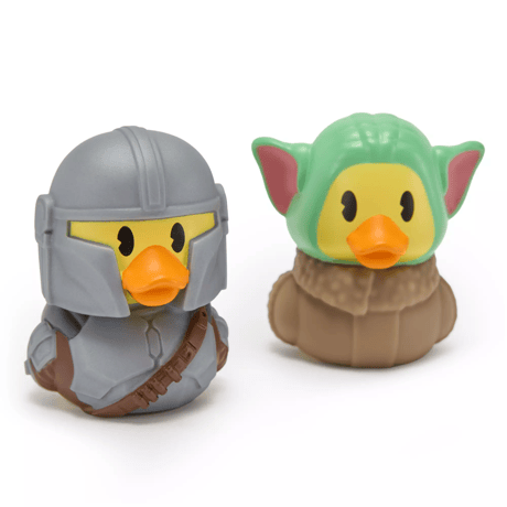 スターウォーズ  『マンダロリアン＆グローグ』　 Duckalooz　マンダロリアン & グローグー ラバーダックセット