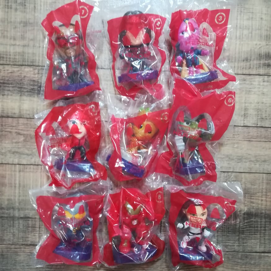 アメリカMcDonalds「マーベル・ヒーローズ」ハッピーセット9種 アメリカMcDonalds「マーベル・ヒーローズ」ハッピーセット9種