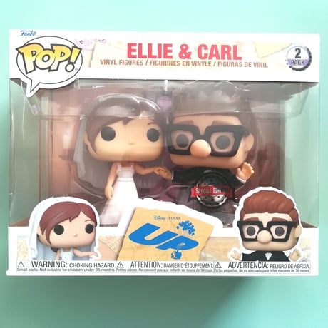 ファンコ ポップ 『カールじいさんの空飛ぶ家』カール＆エリー ウエディング  FUNKO POP! Disney Pixar Up Carl & Ellie Wedding