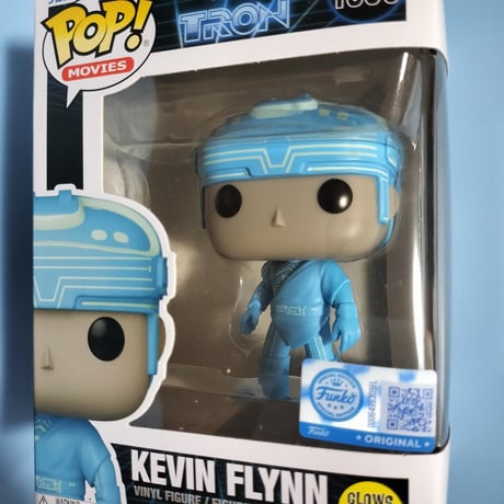 ファンコポップ  ディズニー映画『トロン（1982）』　ケヴィン・フリン　《グロー版》  Funko Pop! Tron (1982)　Kevin Flynn  (Glow)