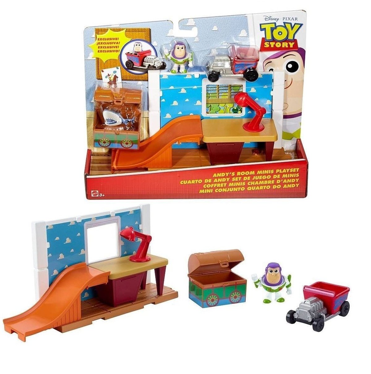 トイストーリー』マテル社製のミニフィギュア＆プレイセット 「Andy's