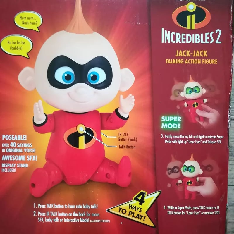 【未開封】Mr.インクレディブル　ジャックジャック　トーキング　フィギュア 未開封】Mr.インクレディブル ジャックジャック トーキング