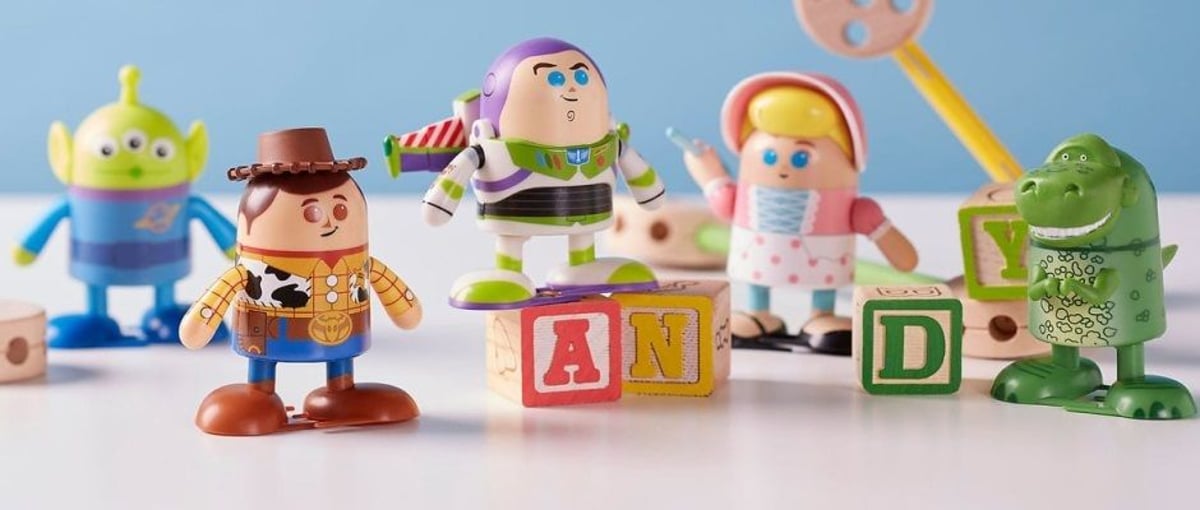 当時物　ディズニーストア限定　ゼンマイ風　クリスマス　トイストーリー　フィギュア トイストーリー」ゼンマイで歩くフィギュアシリーズ - Shufflerz