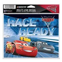 2017年　カーズ クロスロード     CARS3 x  NASCAR　ビニール製ステッカー　【RACE READY】