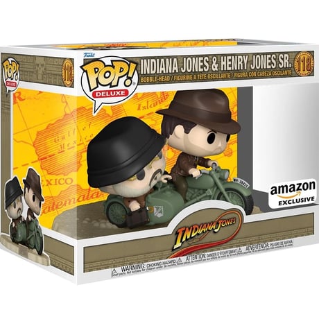 DXファンコポップ　『インディ・ジョーンズ/最後の聖戦』インディアナ・ジョーンズ & ヘンリー・ジョーンズ・シニア　Funko Pop! Indiana Jones & TheLastCrusade