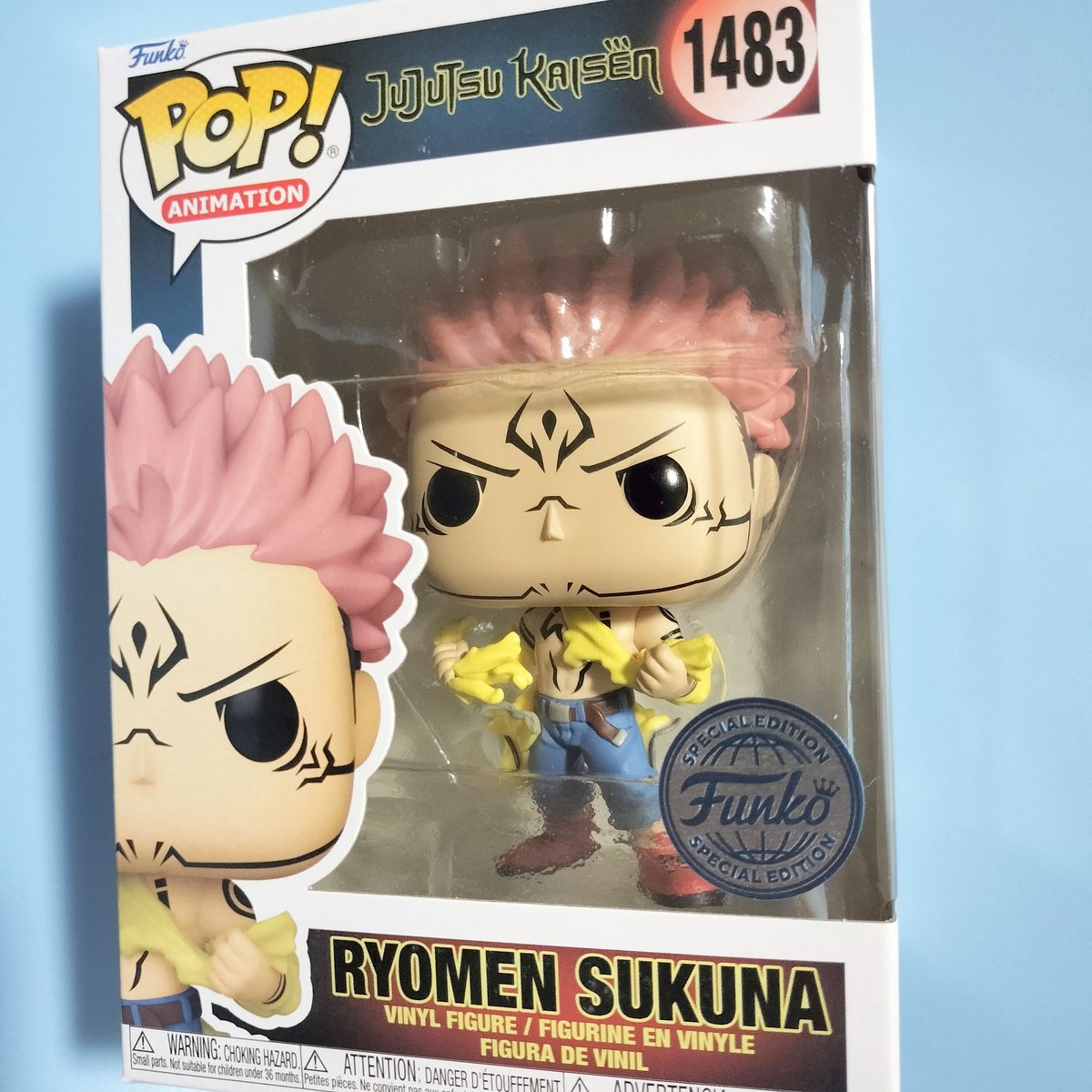 ケアベア POP! + シャツ　Sサイズ 限定 FUNKO ポップ ファンコ ファンコ ポップ 『呪術廻戦』シャツを破る 両面宿儺 Funko Pop