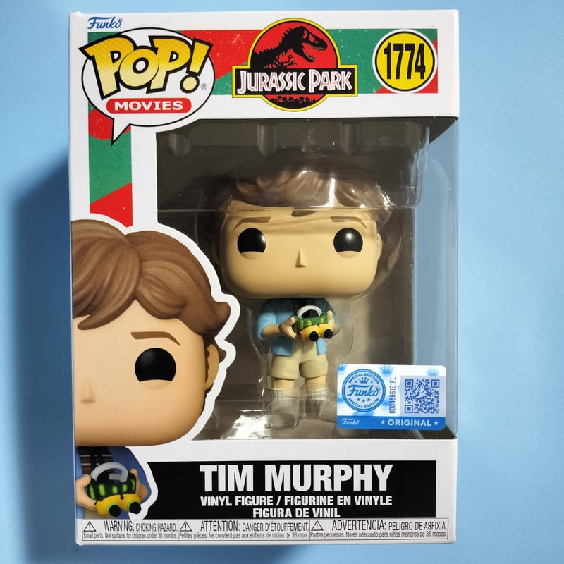 ウイスキー　funko ジュラシックパーク　ケース付き ファンコポップ 『ジュラシック・パーク』 ティム・マーフィ FUNKO POP