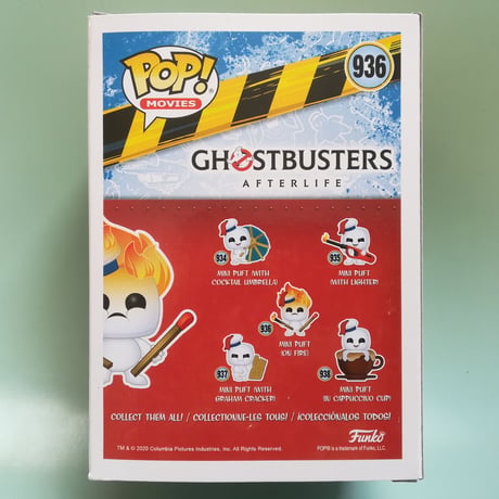 ファンコ  ポップ『ゴーストバスターズアフターライフ』ミニマシュマロマン on ファイヤー　Funko POP! Ghostbusters: Afterlife- Mini Puft on Fire