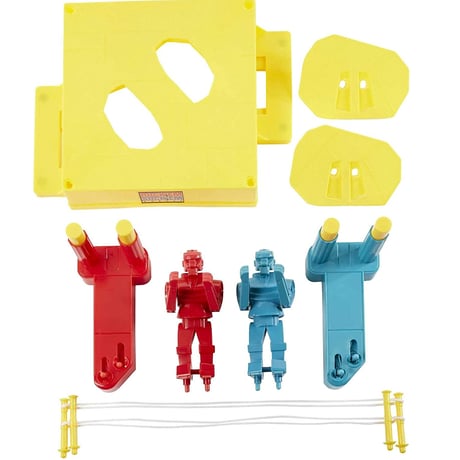 「トイストーリー2」にも登場したマテル社のボクシングゲーム ロックン・ソックン・ロボット（Rock ‘em Sock ‘em Robots）