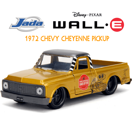 ピクサー　Wall-E　Jada Toys 1/32  1972 Chevy Cheyenne Pickup Diecast Car