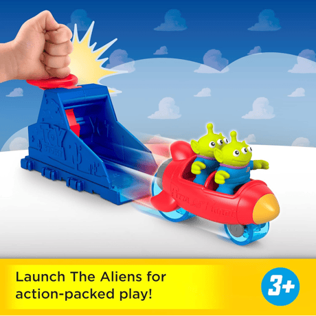 トイストーリー  Fisher-Price Imaginext エイリアン ランチャー    Aliens Launcher