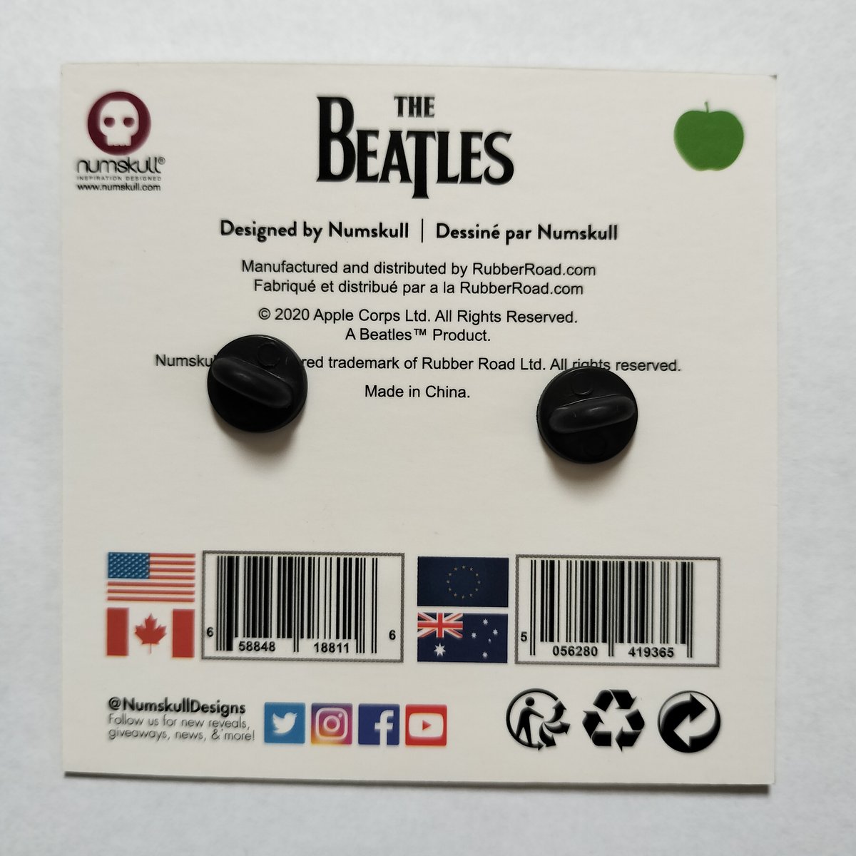 ザ・ビートルズ The Beatles ピンバッジ 2個セット | アメリカントイ