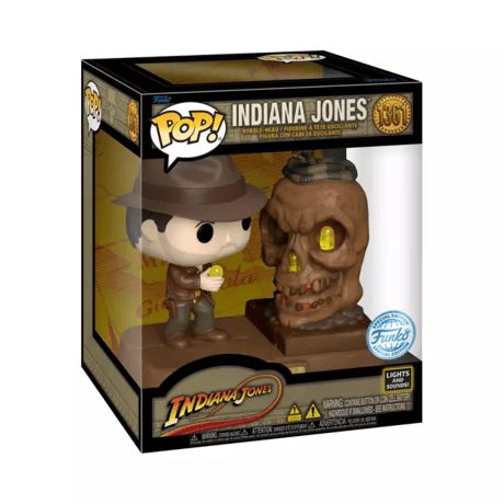 ファンコ ポップ　『インディ・ジョーンズ/ 魔宮の伝説』インディアナ・ジョーンズ （ライトアップ）　Funko Pop! Indiana Jones (Lights Up)