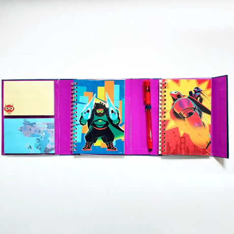 2014年　ディズニー ベイマックス 三つ折りジャーナル　Disney Big Hero 6 Tri-Fold Journal