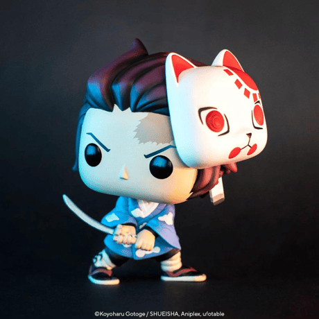 ファンコ ポップ  　『鬼滅の刃』竈門炭治郎 （お面）　FUNKO POP!  Demon Slayer　Tanjiro with Mask