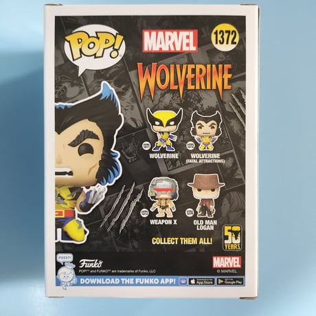 ファンコポップ　マーベル『 ウルヴァリン 50周年』　ウルヴァリン （フェイタル・アトラクション）Funko POP! Marvel Wolverine 50th Anniversary