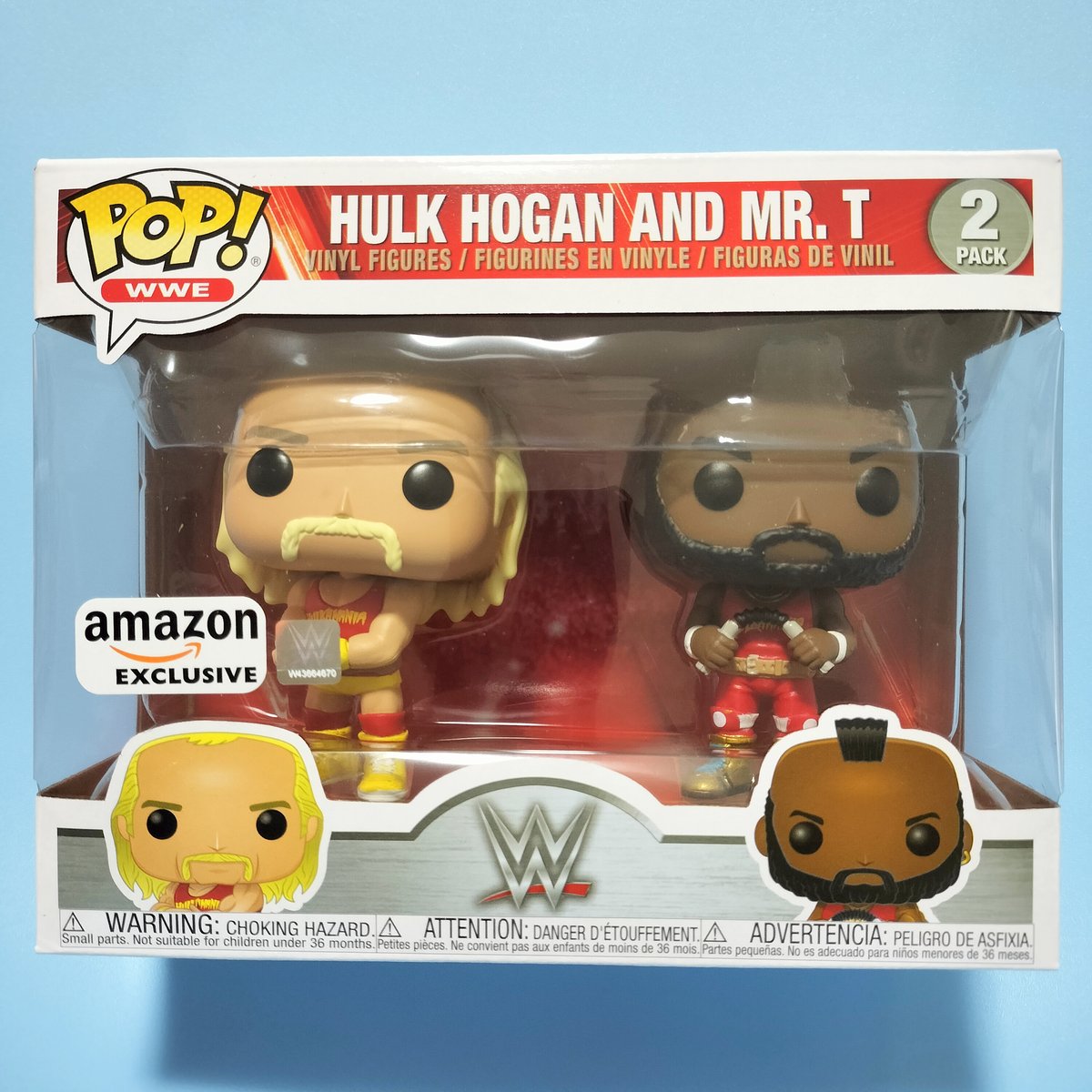 ファンコ ポップ WWE ハルク・ホーガン & ミスター・T　Funko Pop! WWE Hulk Hogan & Mr. T,  Hulkamania 2 Pack