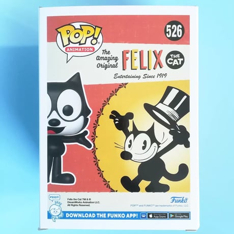 ファンコ ポップ  フィリックス・ザ・キャット（フロック版）　Funko Pop!  Felix the Cat  (FLOCKED)