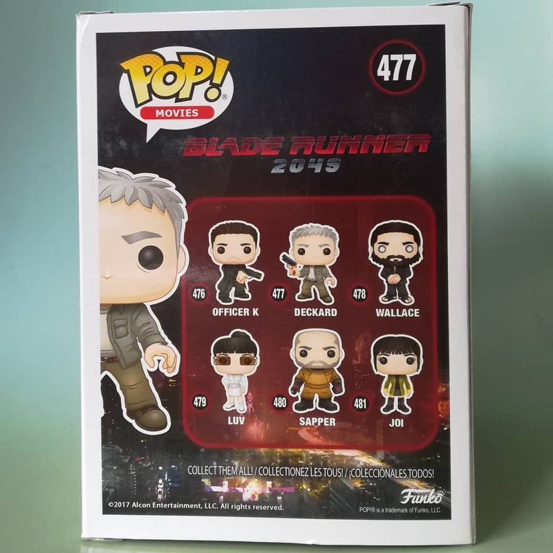 デッドストック ブレードランナー 2049 Funko Popフィギュア6体 デッドストック ブレードランナー 2049 Funko Popフィギュア6体 Funko