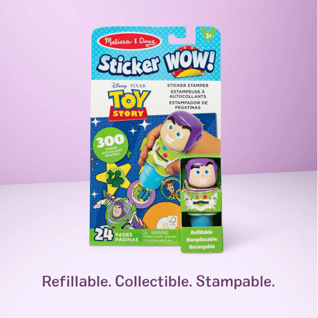 Sticker WOW!　ステッカー ワォ！ステッカー・スタンパー　トイストーリー バズ・ライトイヤー