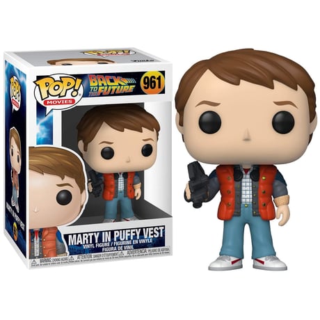 ファンコ ポップ 「バック・トゥ・ザ・フューチャー」マーティ in ダウンベスト FUNKO POP BTTF 　- Marty in Puffy Vest