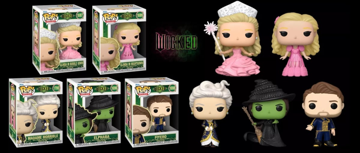 新品★限定★Funko　エルファバ　グリンダ　ファンコポップ　ウィキッド　セット Funko Pop! Vinyl: Wicked - Elphaba (Glitter) - Amazon