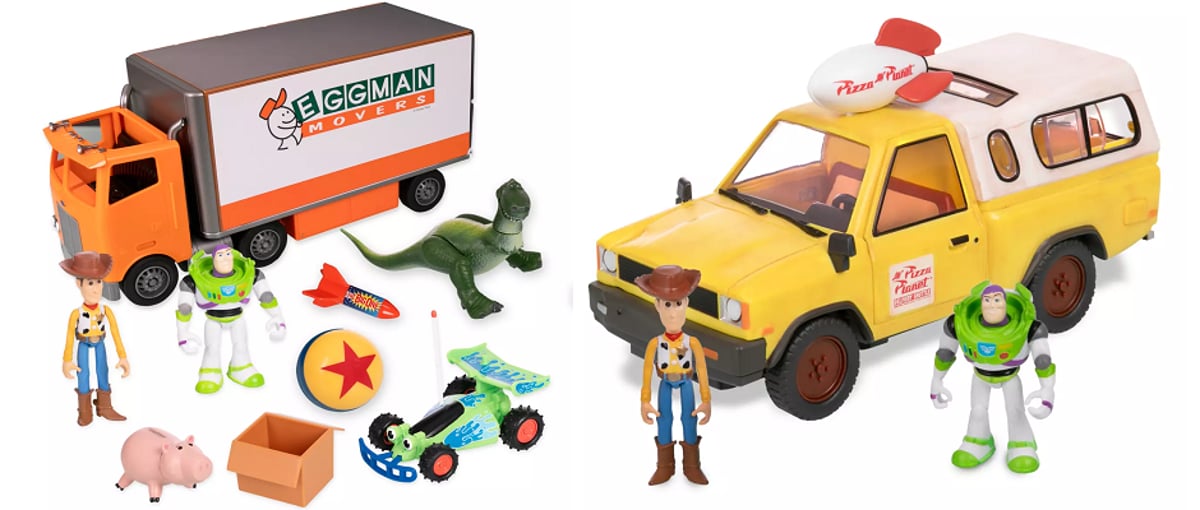 トイストーリー』引越しトラック と ピザプラネットトラック の