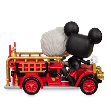 ファンコポップ　ディズニーランド70周年 ミッキーマウス＆ウォルトディズニーon消防車　Funko Pop!Ride: Mickey & Walt Disney on Fire Engine
