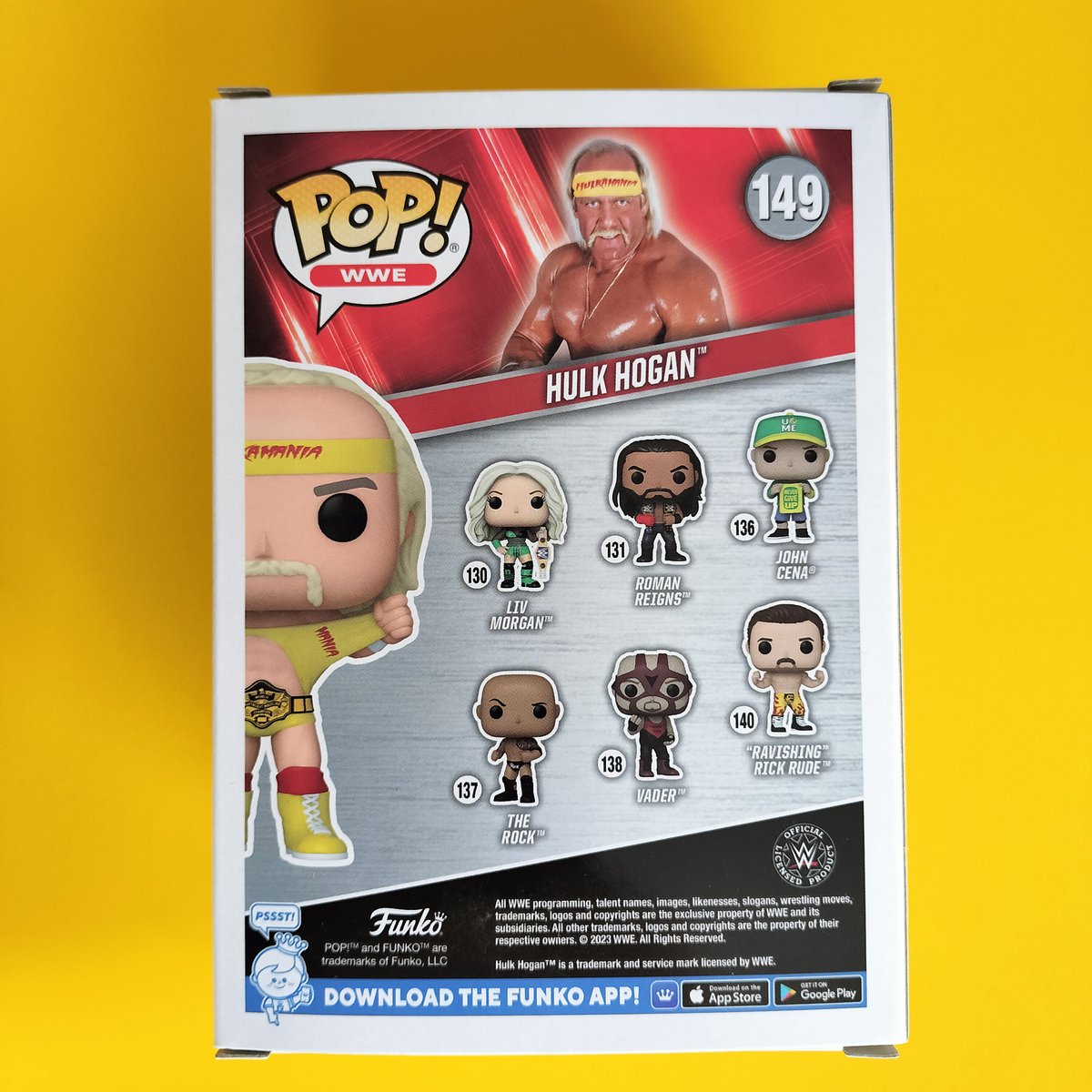 WWE POP ハルクホーガン 未開封 ファンコ ポップ WWE ハルク・ホーガン Funko Pop! WWE HULK HO