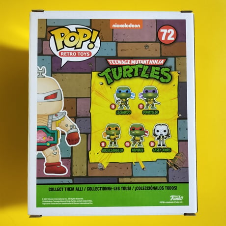 2021年デッドストック！ファンコ ポップ　ミュータント・ニンジャ・タートルズ 　 クランゲ（6インチ）　FUNKO POP! TMNT  Krang 6-Inch