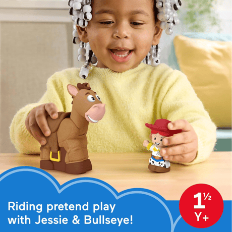 トイストーリー フィッシャープライス リトルピープル　ジェシー＆ブルズアイ  Toy Story  Fisher-Price Little People Bullseye & Jessie