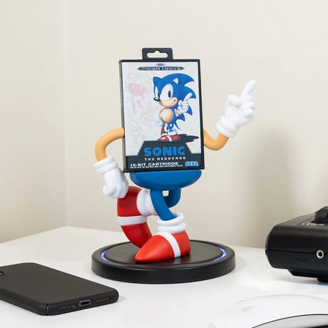 《超大特価！》Numskull ナムスカル　パワーアイドルズ　ソニック・ザ・ヘッジホッグ　 モバイルスタンド（ワイヤレス充電器）