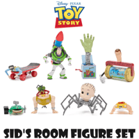 トイストーリー　『シドの部屋』　フィギュア セット　Toy Story　Sid's Room Figure Set