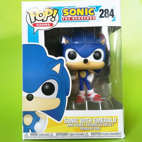 ファンコ ポップ 『ソニック・ザ・ヘッジホッグ』ソニック w/エメラルド  FUNKO POP!  Sonic the Hedgehog　Sonic with Emerald