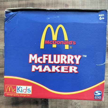 2003年頃のデッドストック！マクドナルド　マックフルーリー・メーカー　McDonald's McFlurry Maker