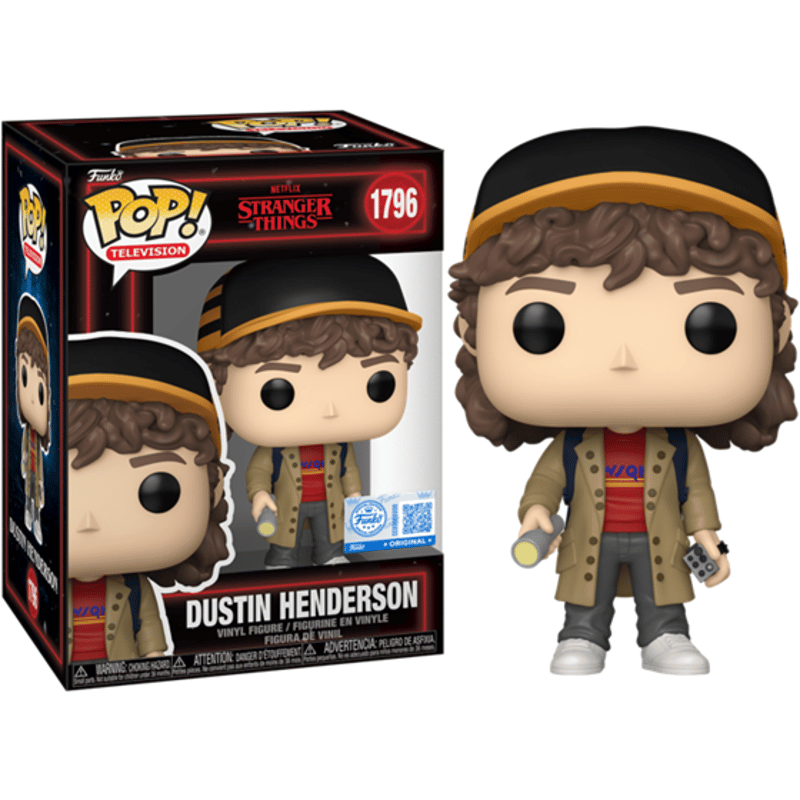STRANGER THINGS funko pop ダスティン 限定版 ファンコポップ ストレンジャーシングス 5 ダスティン・ヘンダーソンw
