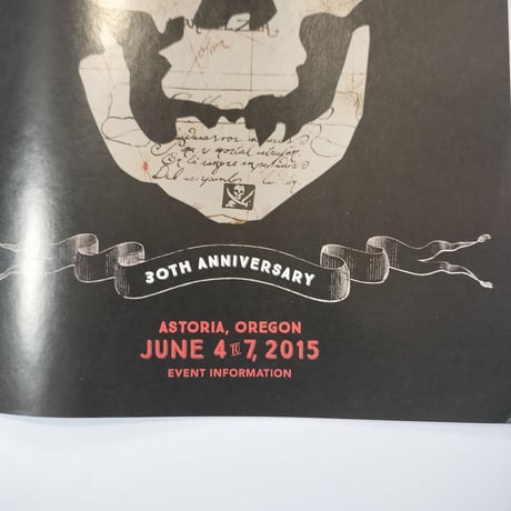 2015年デッドストック　グーニーズ 30周年　イベント・インフォメーション（冊子）
