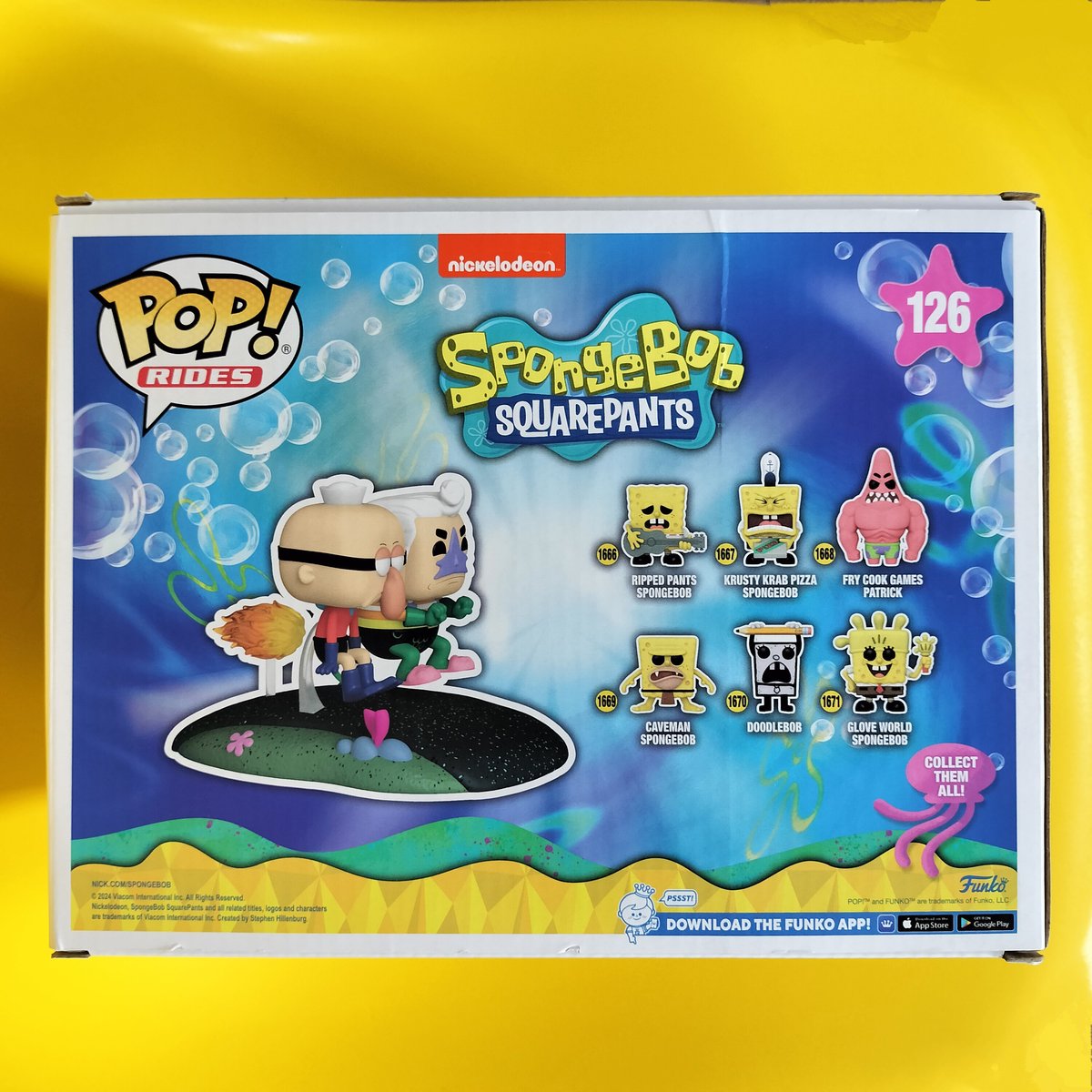 FUNKO - 限定FUNKO POP!  スポンジボブ　フジツボボーイ&マーメイドマン ファンコポップ:ライド 『スポンジボブ』マーメイドマンと