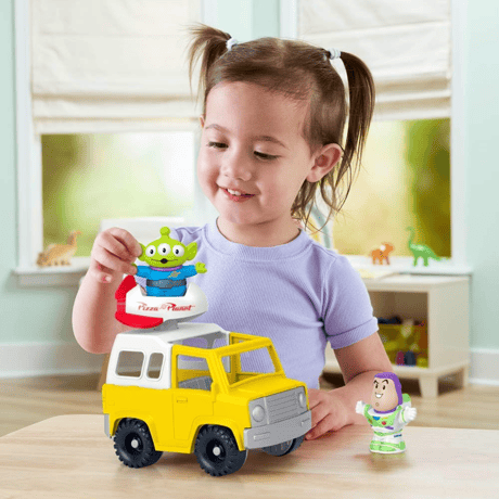トイストーリー フィッシャープライス リトルピープル　ピザプラネットトラック セット  Toy Story  Fisher-Price Little People Pizza Planet Truck