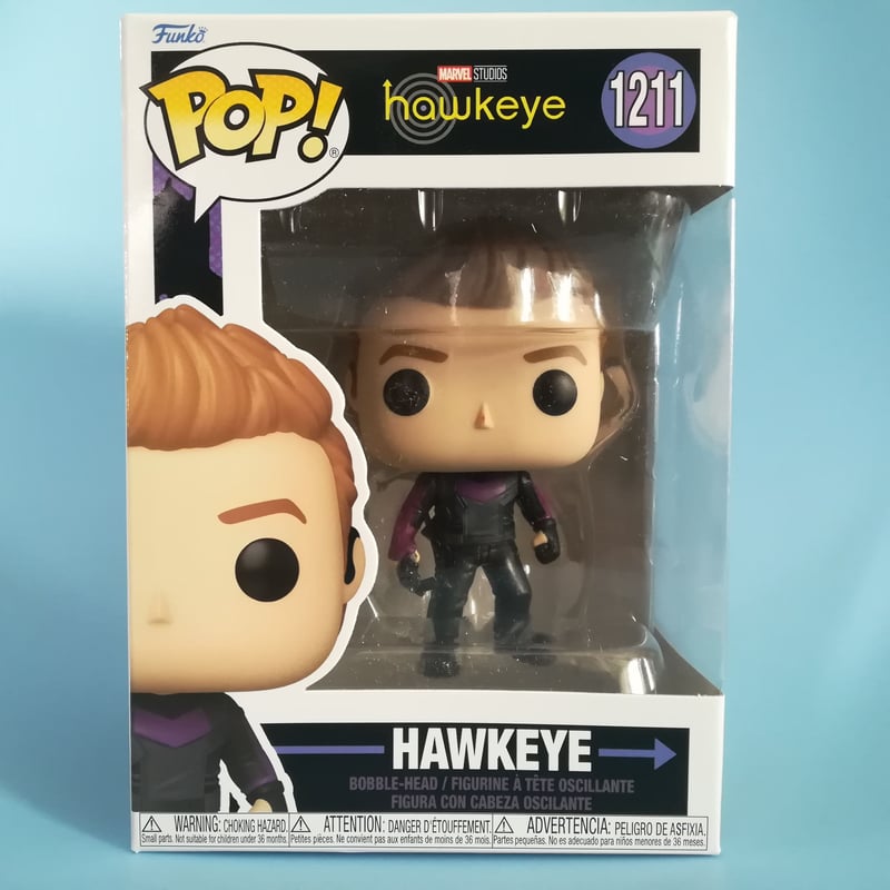 Funko POP ホークアイ ジェレミー・レナー 直筆サイン アベンジャーズ Jeremy Renner Signed Autograph Funko Pop Avengers Hawkeye