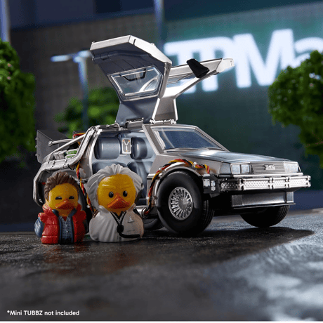 コスプレダック MINI TUBBZ 『バック・トゥ・ザ・フューチャー』デロリアン  ドク＆マーティ ミニTUBBZ セット　TUBBZ : Back to the Future Delorean