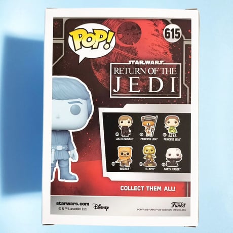 ファンコポップ  「スターウォーズ ジェダイの帰還」ホログラフィック・ルーク・スカイウォーカー　FUNKO  POP! Star Wars  Luke Skywalker