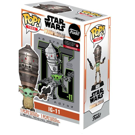《ご予約受付中！》 2019年 ファンコ ポップ 『マンダロリアン』IG-11 Tシャツセット　Funko POP! and Tee Star Wars: The Mandalorian IG-11