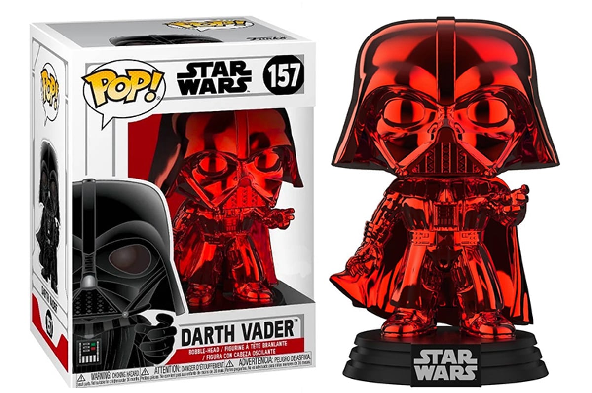 ダースベイダーのレッドクロム版のファンコポップが入荷