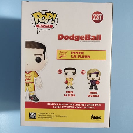 2015年デッドストック！　ファンコ  ポップ   映画『ドッジボール』　2体セット　Funko POP!　Dodgeball set of 2