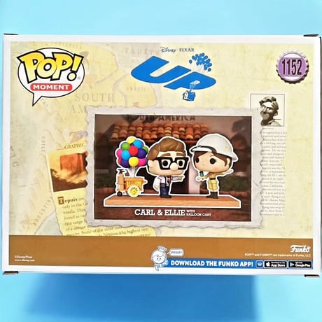 ファンコ ポップ 『カールじいさんの空飛ぶ家』カール＆エリー w/バルーン・カート  FUNKO POP! Disney Pixar Up Carl & Ellie with Balloon Cart