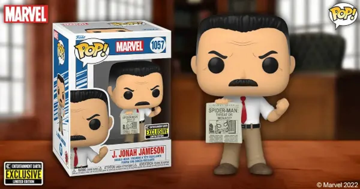 マーベルコミックス「スパイダーマン」新聞社社長 J・ジョナ