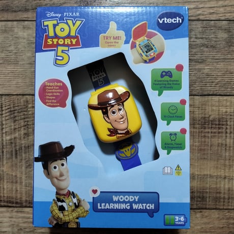 トイ・ストーリー5　ウッディ　ラーニング・ウォッチ　 VTech Toy Story 5 Woody Learning Watch